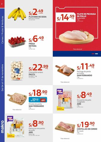 Makro Pechuga de pollo oferta