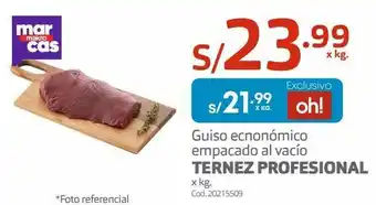 Makro Guiso ecnonómico empacado al vacío ternez profesional x kg oferta