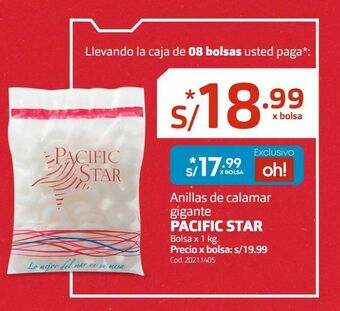 Makro Anillas de calamar gigante pacific star bolsa x 1 kg. oferta