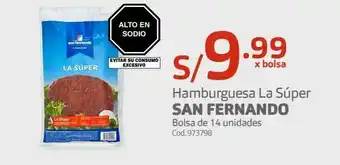Makro Hamburguesa la súper san fernando bolsa de 14 unidades oferta