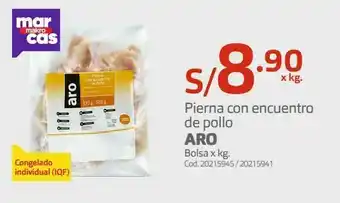 Makro Pierna con encuentro de pollo aro bolsa x kg oferta