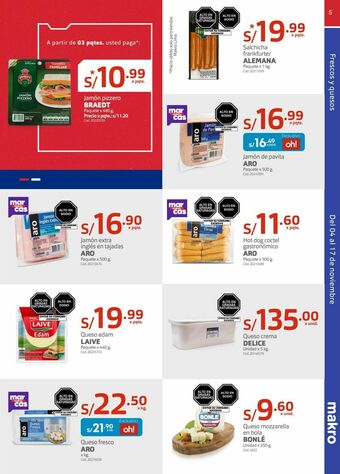 Makro Jamón braedt oferta