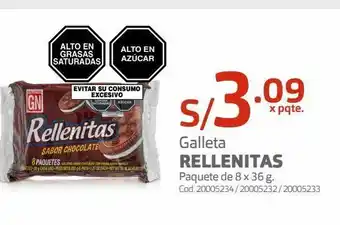 Makro Galleta rellenitas paquete de 8 x 36 g oferta