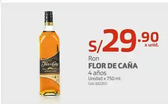 Makro Ron flor de caña 4 años unidad x 750 ml. oferta