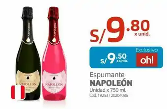 Makro Espumante napoleón unidad x 750 ml. oferta