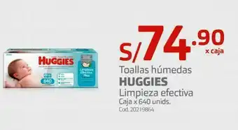 Makro Toallitas húmedas huggies caja 640un oferta