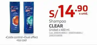 Makro Shampoo clear unidad x 400 ml oferta