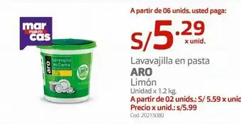 Makro Lavavajillas en pasta aro 1.2kg oferta