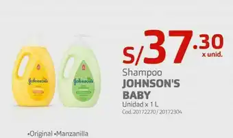 Makro Shampoo johnson's baby 1l oferta