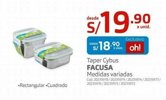 Makro Taper cybus facusa oferta