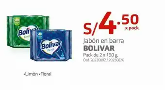 Makro Jabón bolívar pack de 2 x 190g oferta