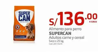 Comida para perros súper can 25kg