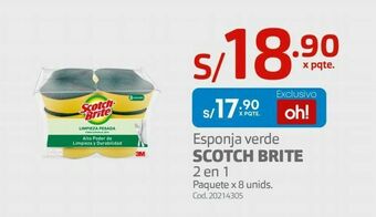 Makro Esponja scotch brite oferta