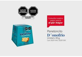 Makro Panetón d'onofrio oferta