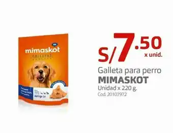 Makro Galleta para perro mimaskot unidad x 220 g. oferta