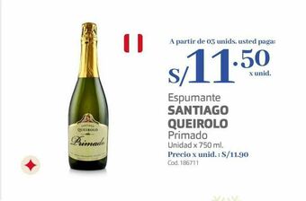 Makro Espumante santiago queirolo oferta