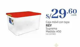 Makro Caja con tapa rey oferta