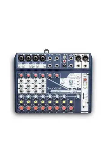 Consola usb soundcraft notepad 12 fx