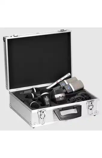 Tiendas EFE Juego de micrófonos akg drum set premium oferta