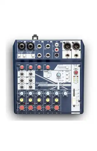 Tiendas EFE Consola usb soundcraft notepad 8 fx oferta