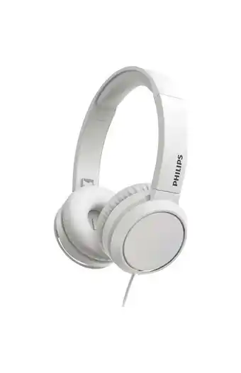 Tiendas EFE Audífonos dj philips con micrófono tah4105/bl - blanco oferta