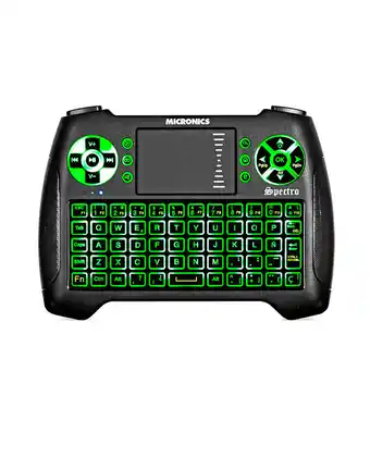 Tiendas EFE Teclado inalámbrico micronics mic k305 con panel táctil - negro oferta