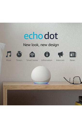 Tiendas EFE Parlante inteligente bluetooth amazon echo dot 4 con alexa - negro oferta