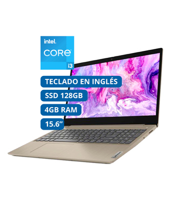 Tiendas EFE Laptop lenovo ideapad 3i 15.6"; fhd intel core i3 4gb 128gbssd 81x80086us oferta