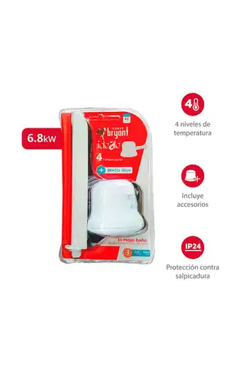Tiendas EFE Kit ducha ideale 6.8kw + brazo ducha oferta