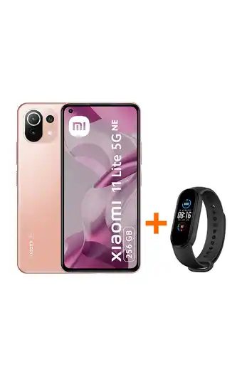 Tiendas EFE Xiaomi 11 lite 5g ne us 8gb - 256gb peach pink +smart band 5 oferta