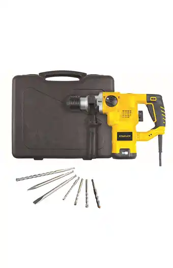 Tiendas EFE Rotomartillo plus stanley sthr1232k 1250w brocas + cinceles oferta