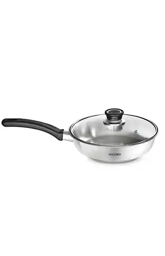 Tiendas EFE Sartén record inoxset c/ tapa de vidrio n° 22 oferta