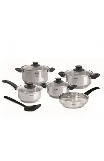 Tiendas EFE Juego de ollas record siena acero inoxidable 10 pz oferta