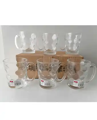 Tiendas EFE Tazas pack x 4, vidrio 285 ml - incoloro oferta