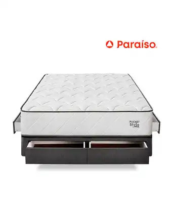Tiendas EFE Cama poc style c/c 2 plz almohada + protector cha oferta