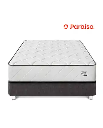 Tiendas EFE Cama poc style 1.5 plz almohada + protector cha oferta