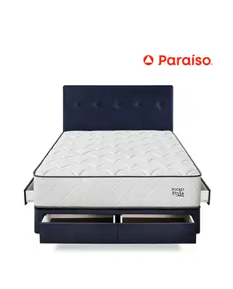 Tiendas EFE Dormitorio poc style c/c 2 plz almohada + protector az oferta