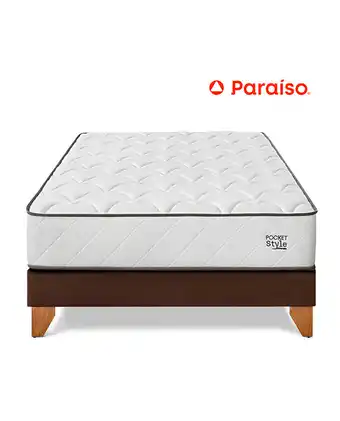 Tiendas EFE Cama euro poc style qs almohada + protector cho oferta