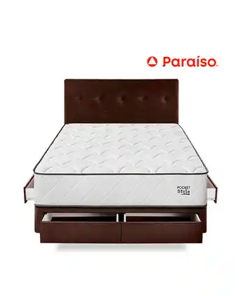 Tiendas EFE Dormitorio poc style c/c 2 plz almohada + protector cho oferta