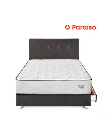 Tiendas EFE Dormitorio poc style c/c 1.5 plz almohada + protector cha oferta