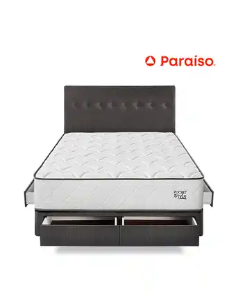 Tiendas EFE Dormitorio poc style c/c ks almohada + protector cha oferta