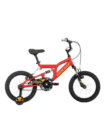 Tiendas EFE Bicicleta goliat 16 sierra d/susp rojo oferta