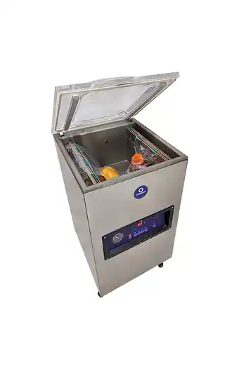 Tiendas EFE Empacadora al vacío de doble barra de 40 cm con ruedas grondoy oferta