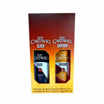 Tottus Pack cartavio black 1l + superior 1l oferta