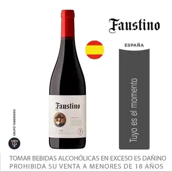 Tottus Vino faustino v crianza 750ml oferta