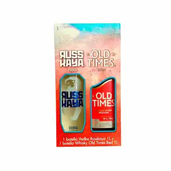 Tottus Pack russkaya 1l + old times 1l oferta
