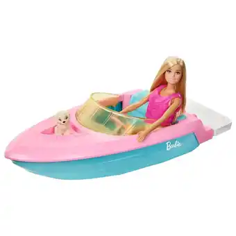 Tottus Barbie estate lancha con muneca grg30 oferta