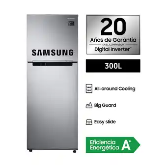Tottus Refrigeradora no frost 300 l plateada rt29k500js8/pe oferta
