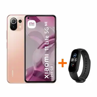 Tottus Xiaomi 11 lite 5g 256 gb pink + band 5 oferta
