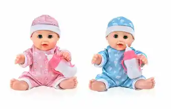 Tottus Muñeca 20 cm con sonidos y biberon oferta
